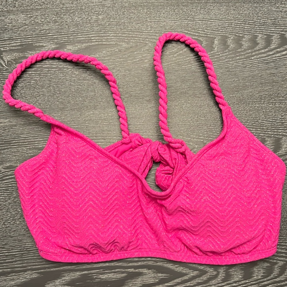 Sugar Beach Pink Swimsuit Top-Medium-NWT